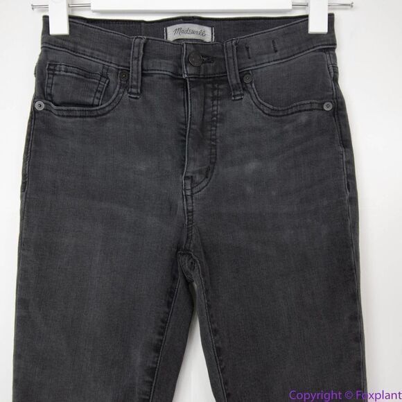 Madewell Petite‎ 9" Mid-Rise Skinny Jeans in Black Sea, Petite 25 - Picture 5 of 16
